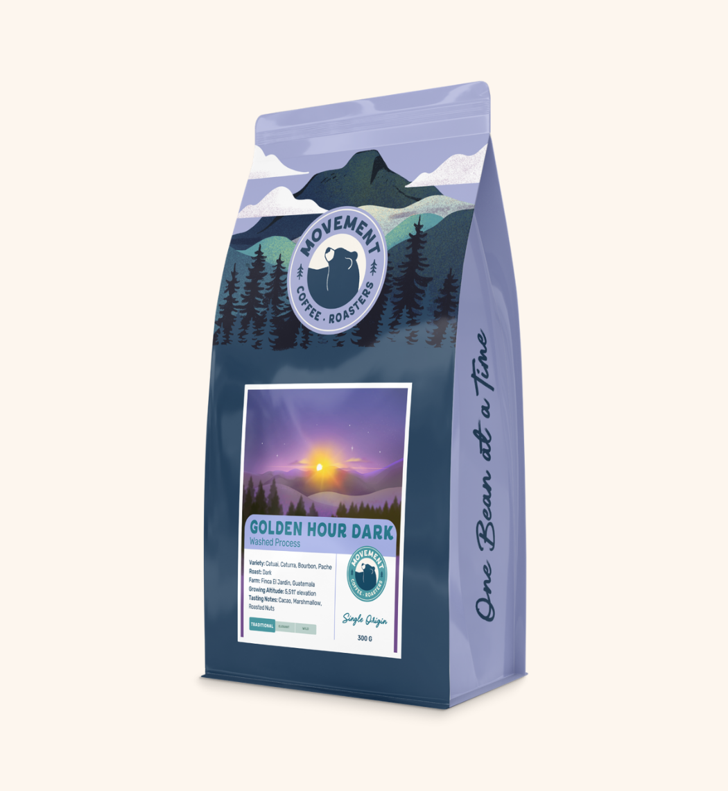 Golden Hour Dark Coffee Bag