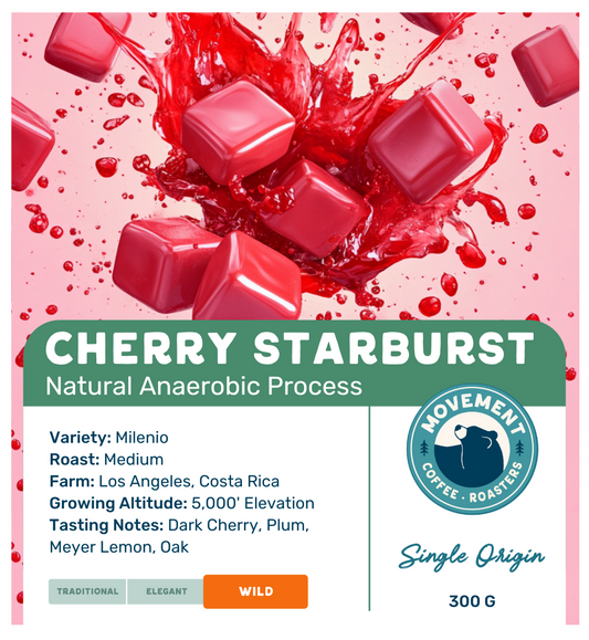 Cherry Starburst Coffee Bag