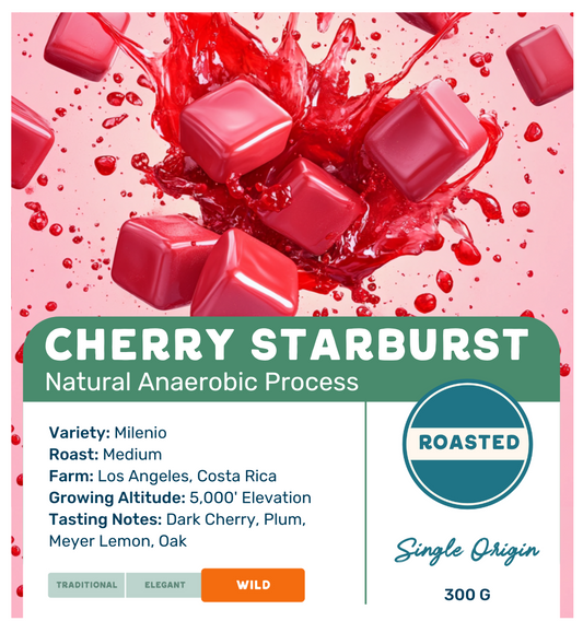 Cherry Starburst Coffee Bag