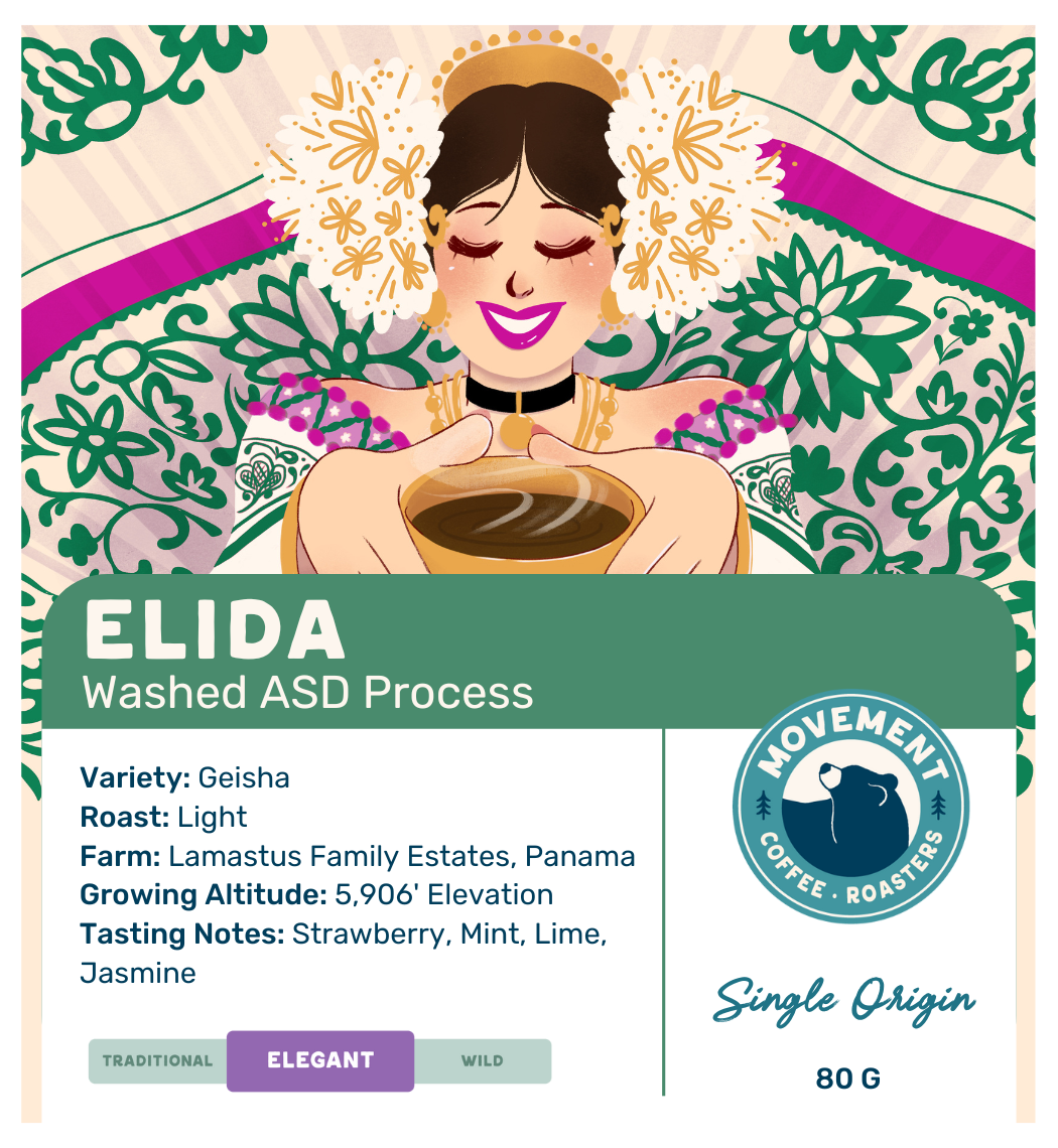 Elida Geisha Coffee Bag (80 grams)