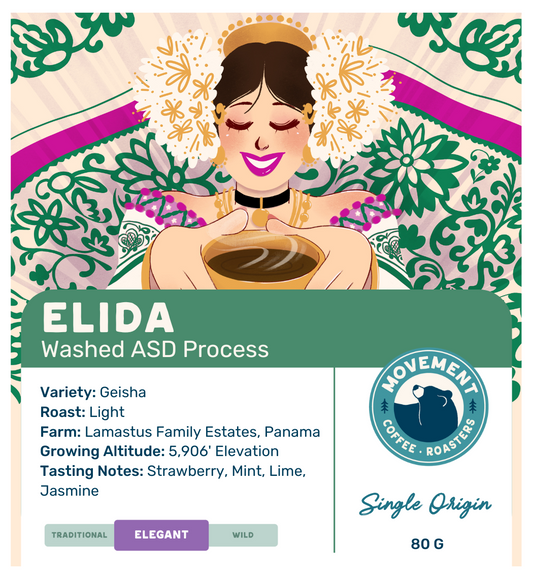 Elida Geisha Coffee Bag (80 grams)