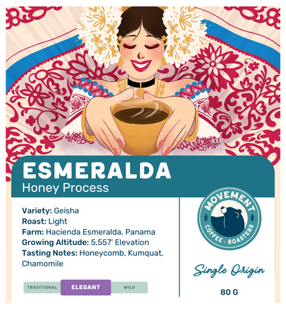 Esmeralda Coffee Bag (80 grams)