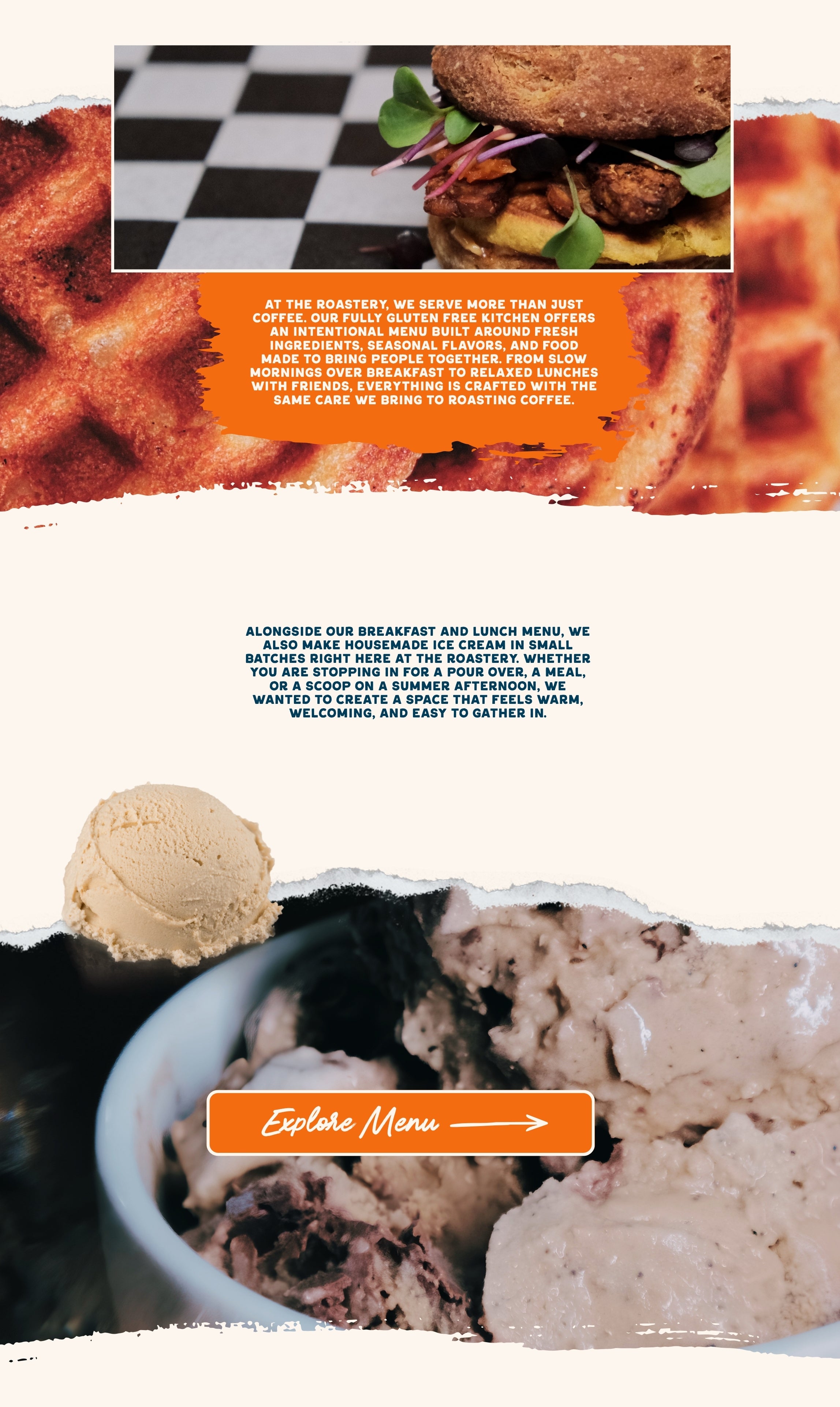 The Roastery Menu