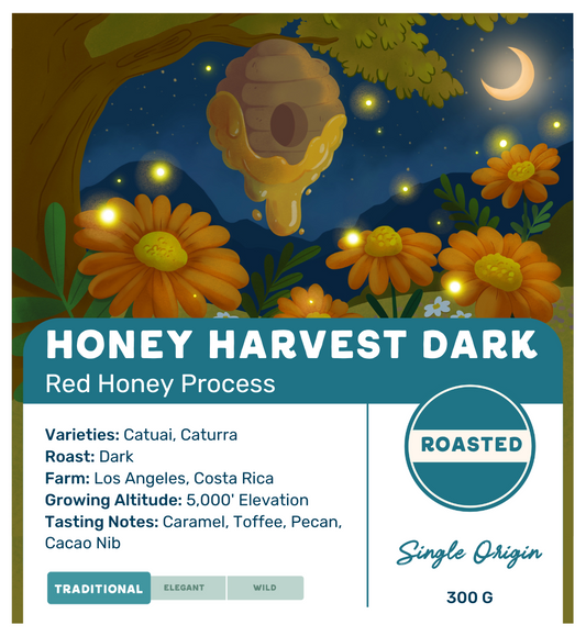 Honey Harvest Dark Coffee Bag