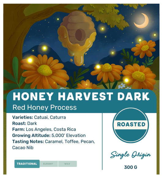 Honey Harvest Dark Coffee Bag