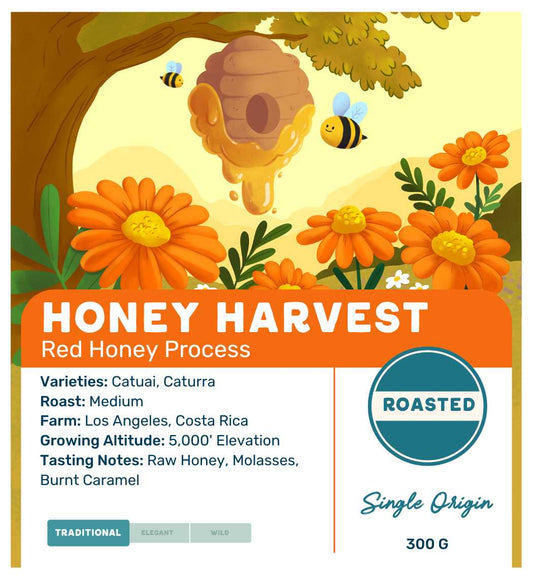 Honey Harvest Label from Movement Coffee