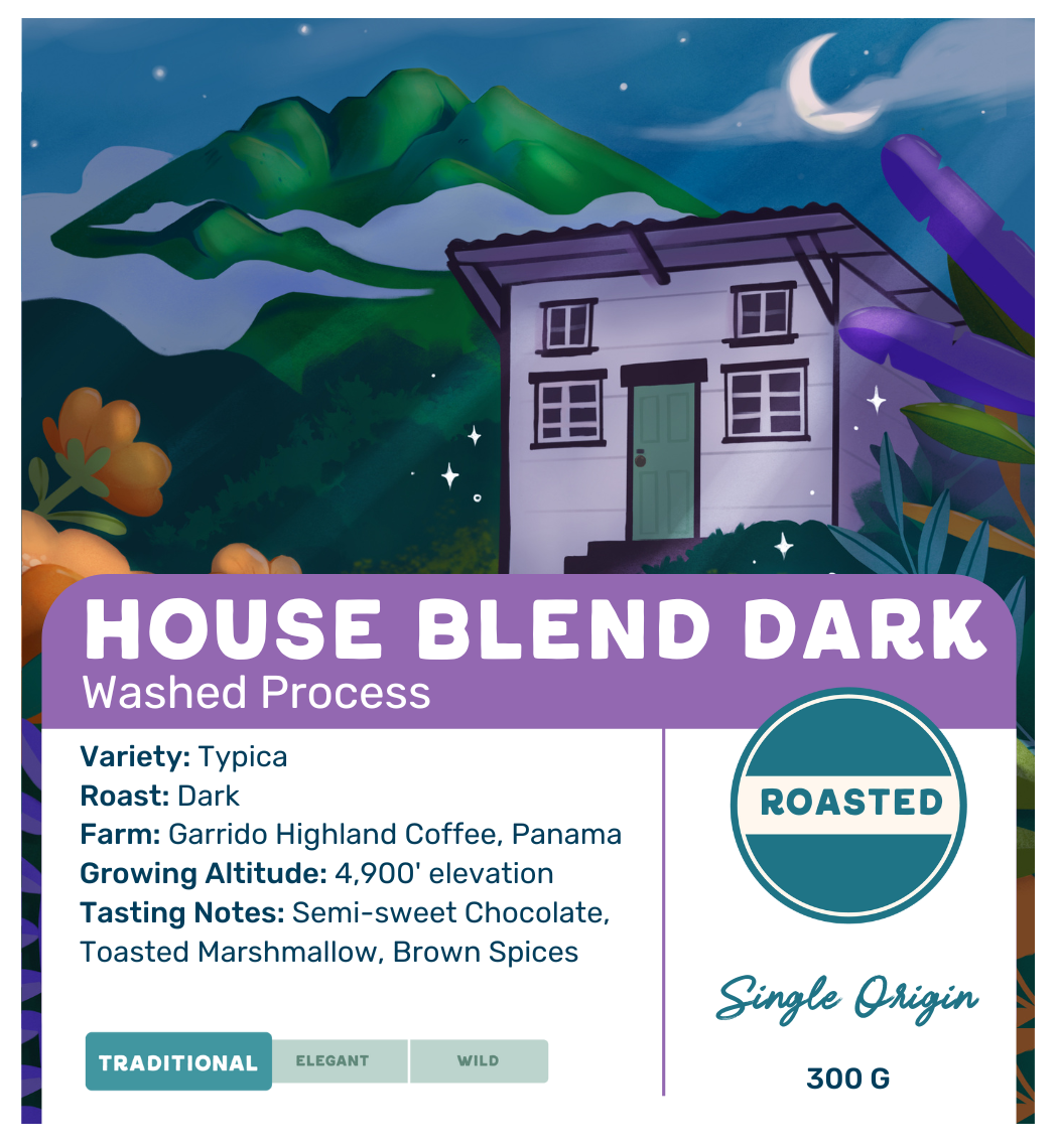 House Blend Dark Coffee Bag