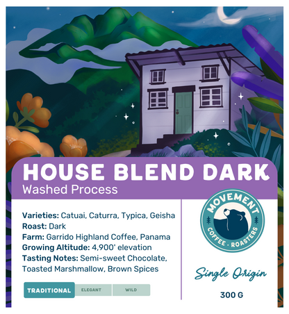 House Blend Dark Coffee Bag