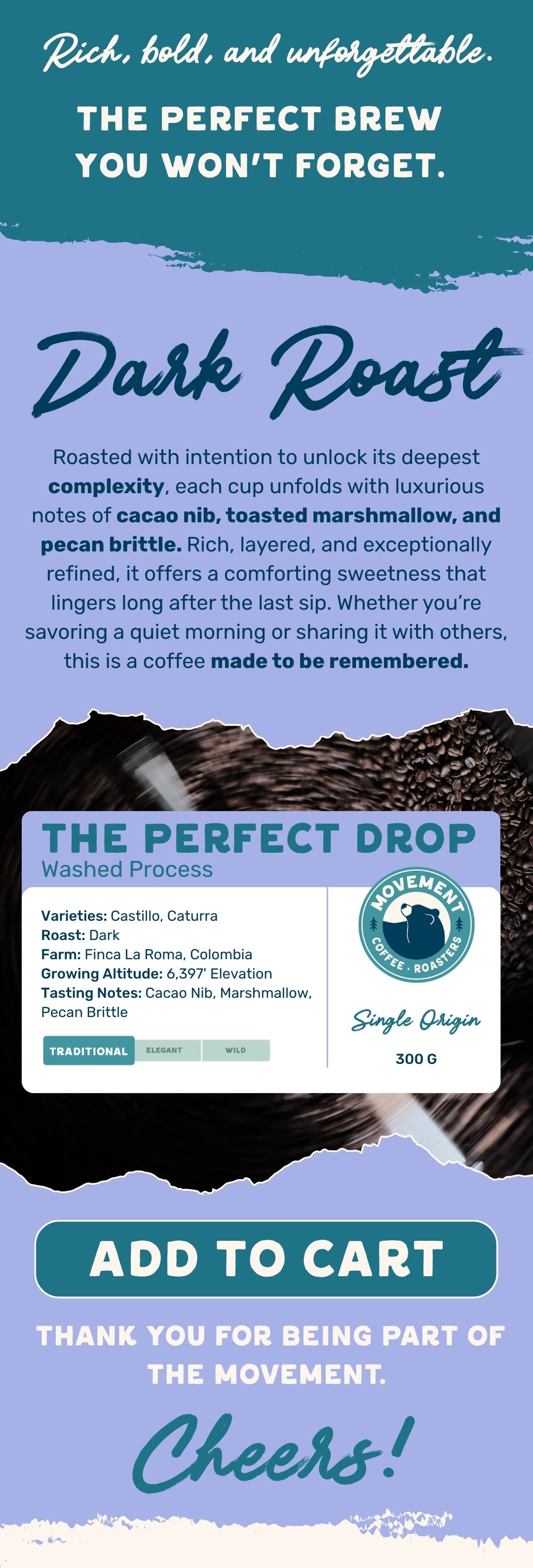 The Perfect Drop Dark Roast